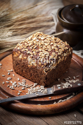 Whole Grain Rye Bread
 "Whole Grain rye bread with seeds " Stock photo and