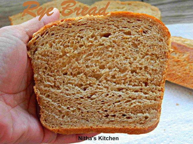 Whole Grain Rye Bread
 Nitha Kitchen Tangzhong Rye Bread