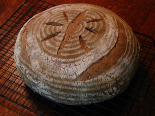 Whole Grain Sourdough Bread
 Traditional Whole Grain Sourdough