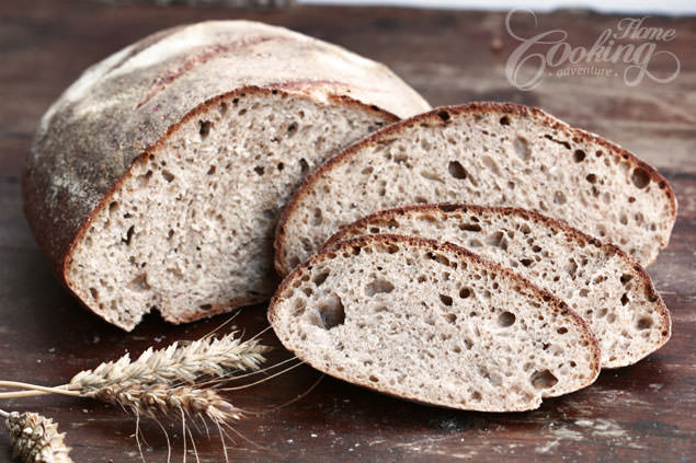 Whole Grain Sourdough Bread
 50 Percent Whole Wheat Sourdough Bread Home Cooking