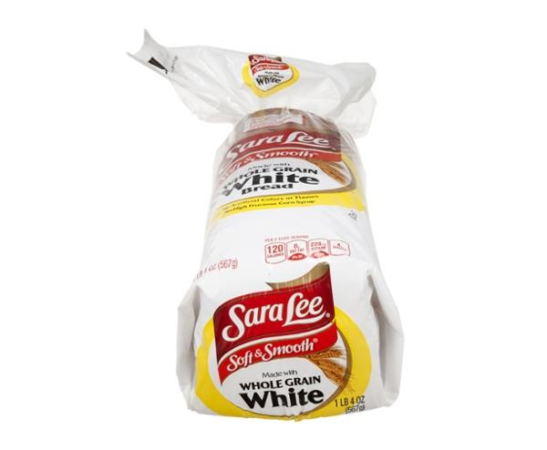 Whole Grain White Bread
 Sara Lee Soft & Smooth Whole Grain White Bread
