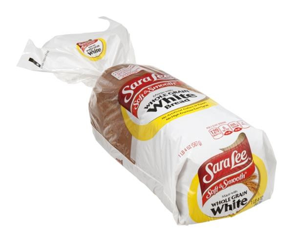 Whole Grain White Bread
 Sara Lee Soft & Smooth Whole Grain White Bread