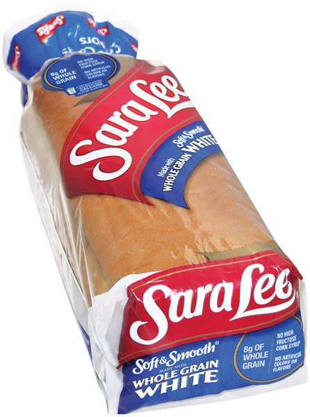 Whole Grain White Bread
 Sara Lee Soft & Smooth Whole Grain White Bread