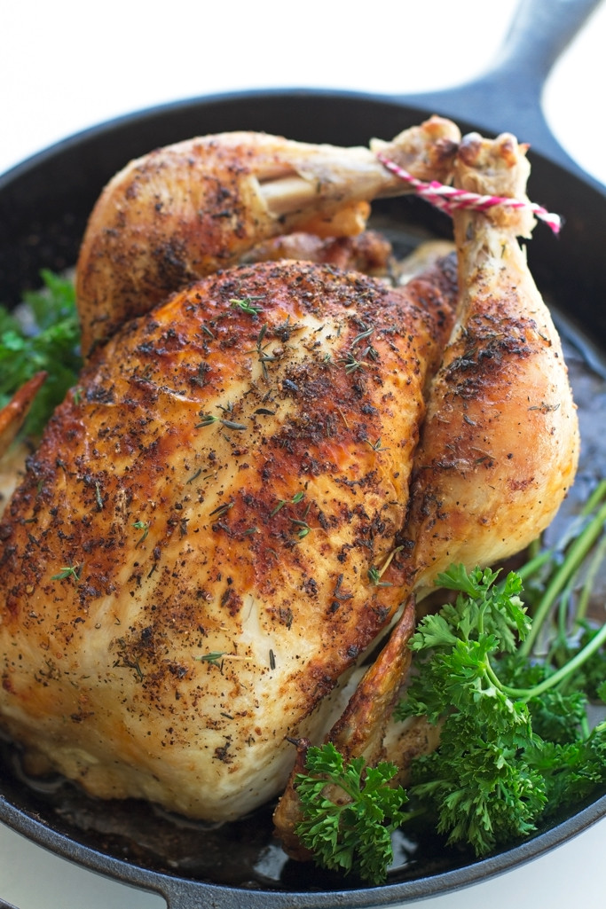 Whole Roast Chicken
 Perfect e Hour Whole Roasted Chicken Recipe