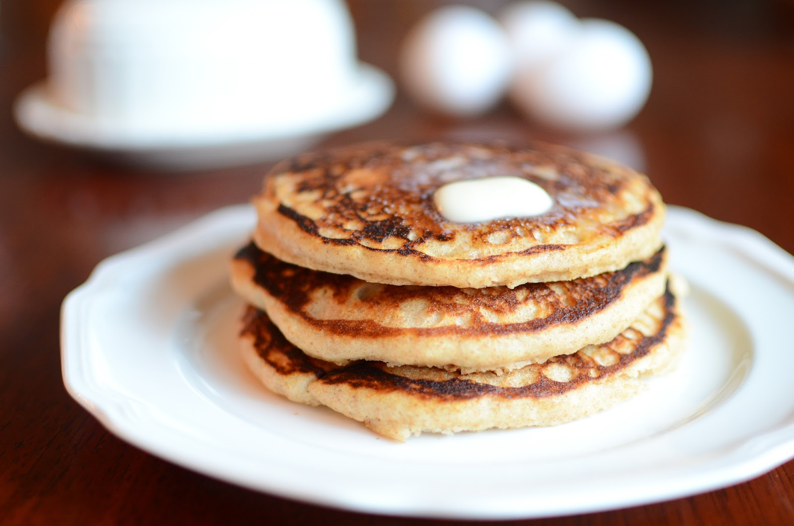 Whole Wheat Pancakes
 ButterYum Whole Wheat Buttermilk Pancakes from Cooking Light