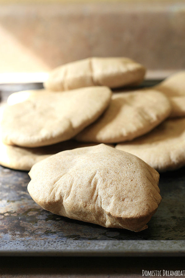 Whole Wheat Pita Bread Recipe
 Whole Wheat Pita Bread with pockets