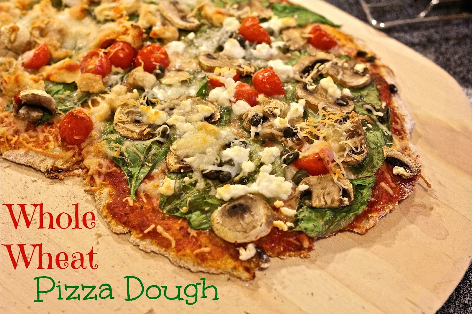 Whole Wheat Pizza Dough Recipe
 Fresh Whole Wheat Pizza Crust