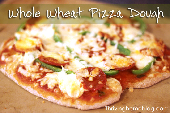 Whole Wheat Pizza Dough Recipe
 Whole Wheat Pizza Dough A Bread Machine Recipe