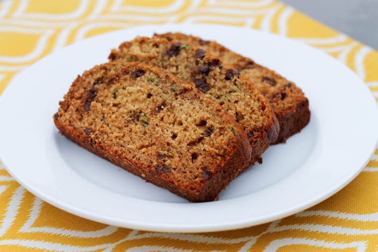 Whole Wheat Zucchini Bread
 Healthy Whole Wheat Zucchini Bread with Chocolate Chips