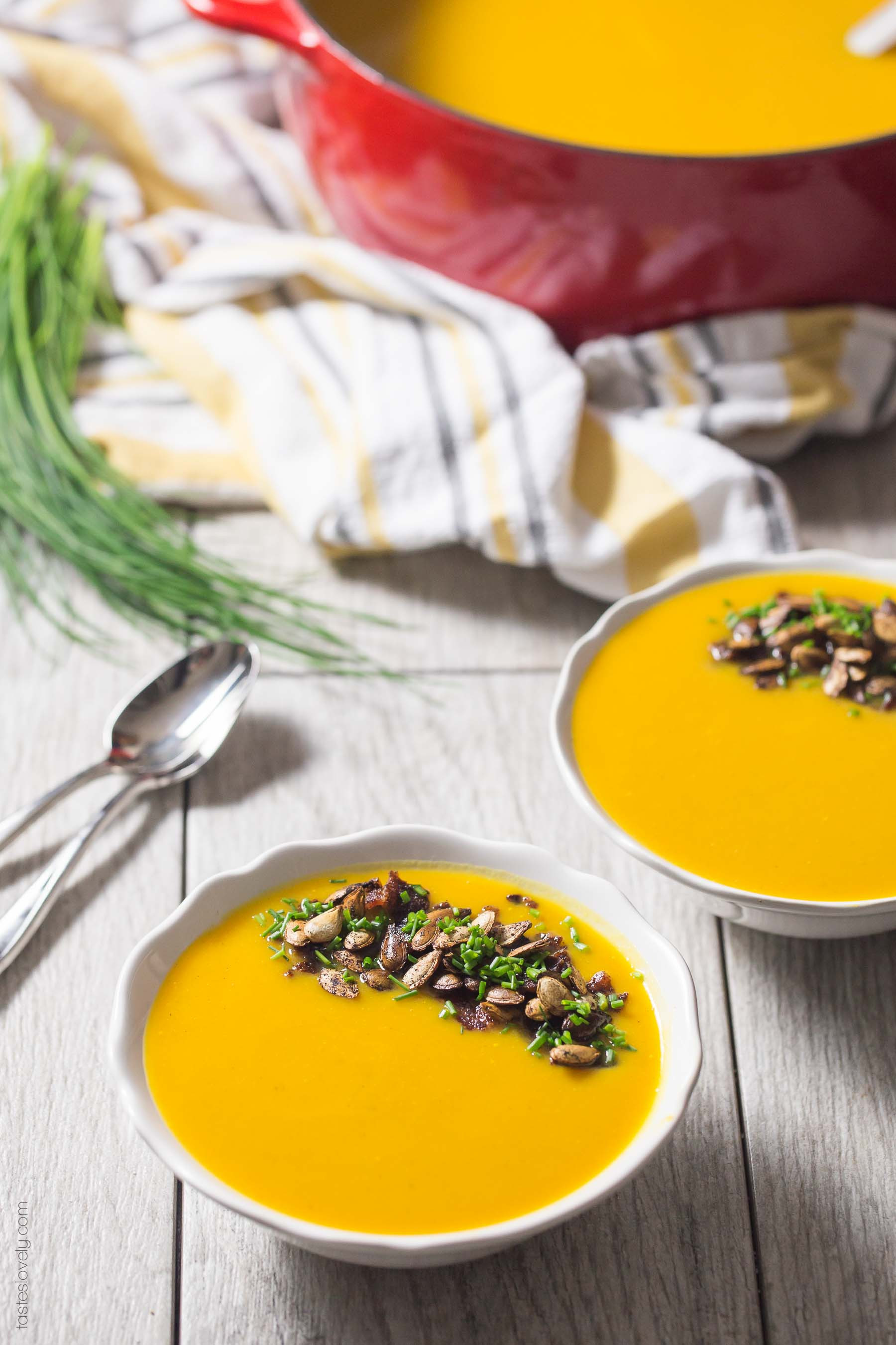 Whole30 Butternut Squash Soup
 Paleo Roasted Butternut Squash Soup Tastes Lovely