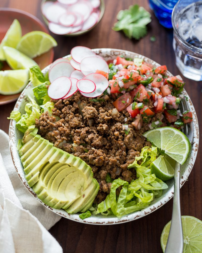 Whole30 Ground Beef Recipes
 Whole30 Taco Salad