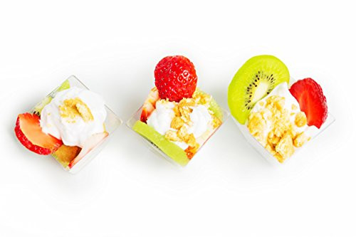 Wholesale Mini Dessert Cups
 Kitchen Buddy Dessert Cups Elegant Mini Tasting Cube 2 oz