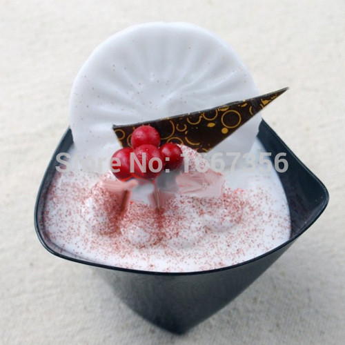 Wholesale Mini Dessert Cups
 Plastic Disposable Mini Party Triangular Dessert Cups