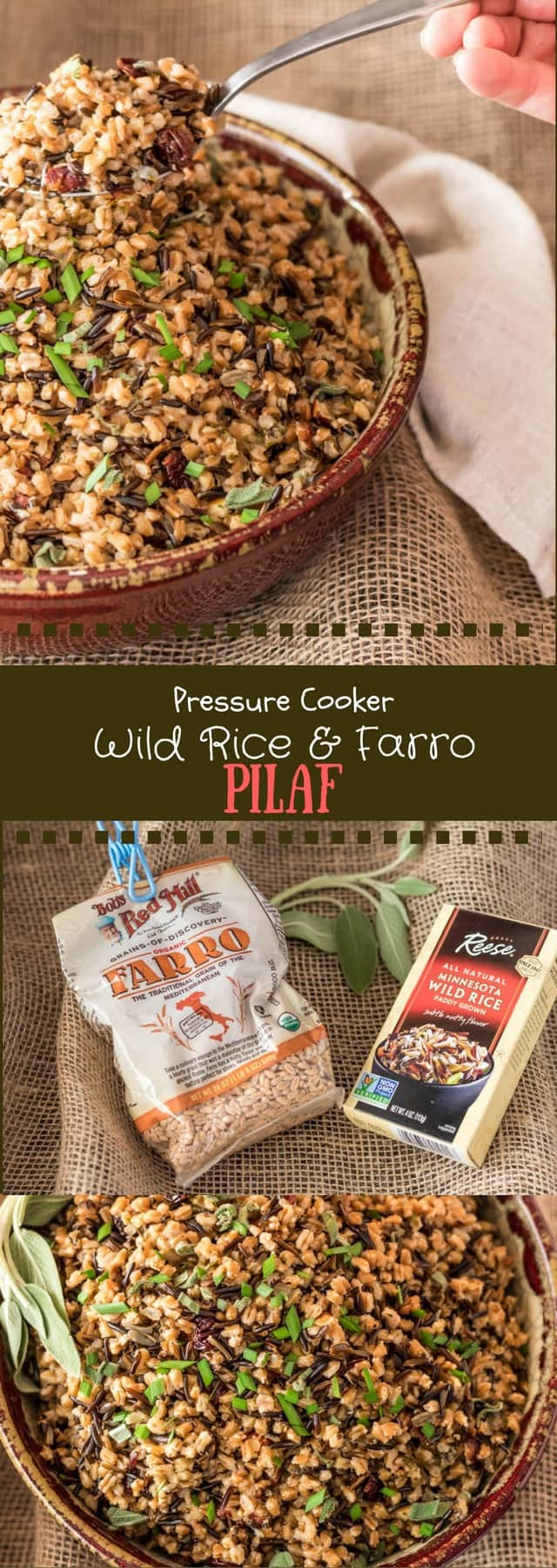 Wild Rice Electric
 Pressure Cooker Wild Rice and Farro Pilaf Pressure