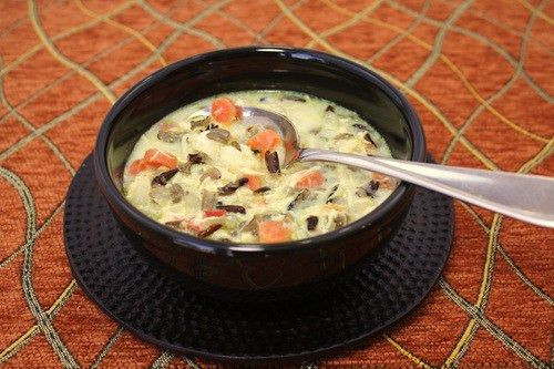 Wild Rice Electric
 Chicken Wild Rice Soup in a pressure cooker use broth