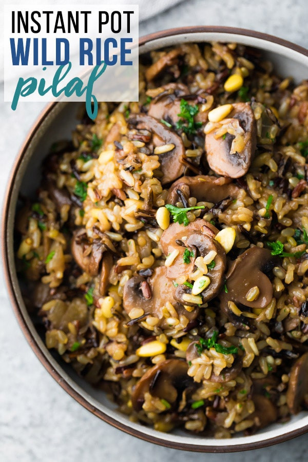 Wild Rice In Instant Pot
 Instant Pot Wild Rice Pilaf with Mushrooms and Pine Nuts