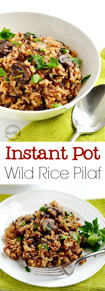 Wild Rice In Instant Pot
 Instant Pot Wild Rice Pilaf Vegan A Pinch of Healthy