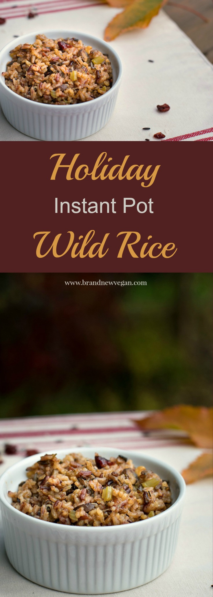 Wild Rice In Instant Pot
 Holiday Instant Pot Wild Rice Brand New Vegan