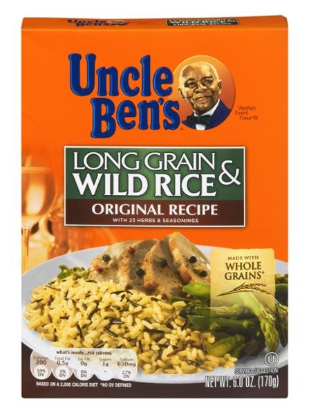 Wild Rice Menu
 Long Grain & Wild Rice Original Recipe from Uncle Ben s