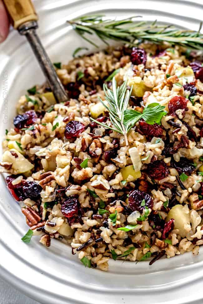 Wild Rice Pilaf Recipe
 ONE POT Cranberry Apple Pecan Wild Rice PIlaf perfect for