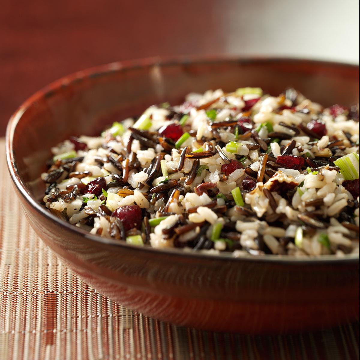 Wild Rice Recipes
 wild rice salad with cranberries