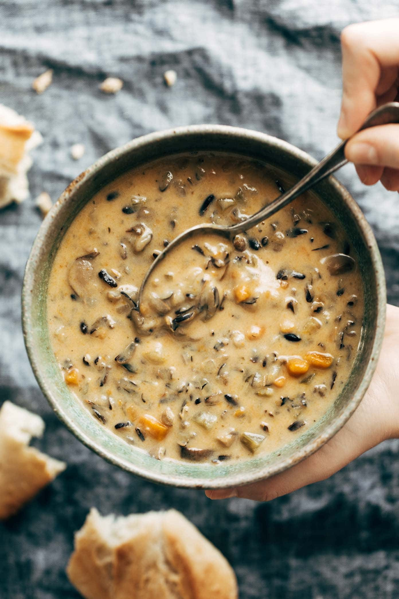 Wild Rice Soup
 Instant Pot Wild Rice Soup Pinch of Yum