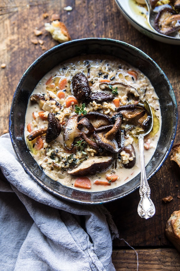 Wild Rice Soup
 Slow Cooker Creamy Wild Rice Soup with Butter Roasted