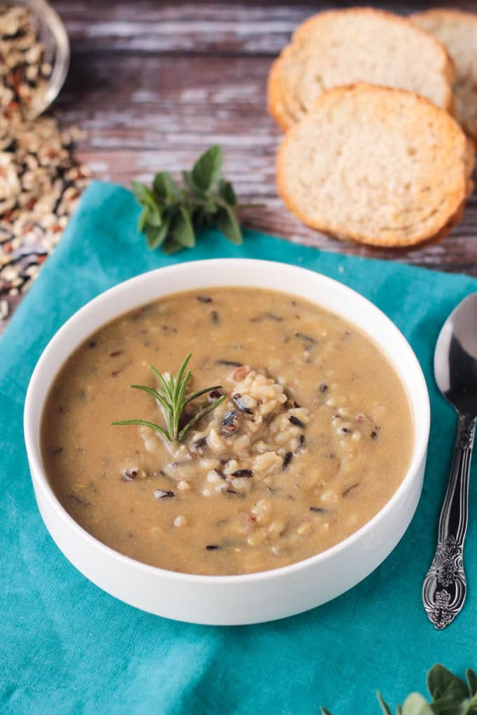 Wild Rice Soup
 wild rice soup vegan