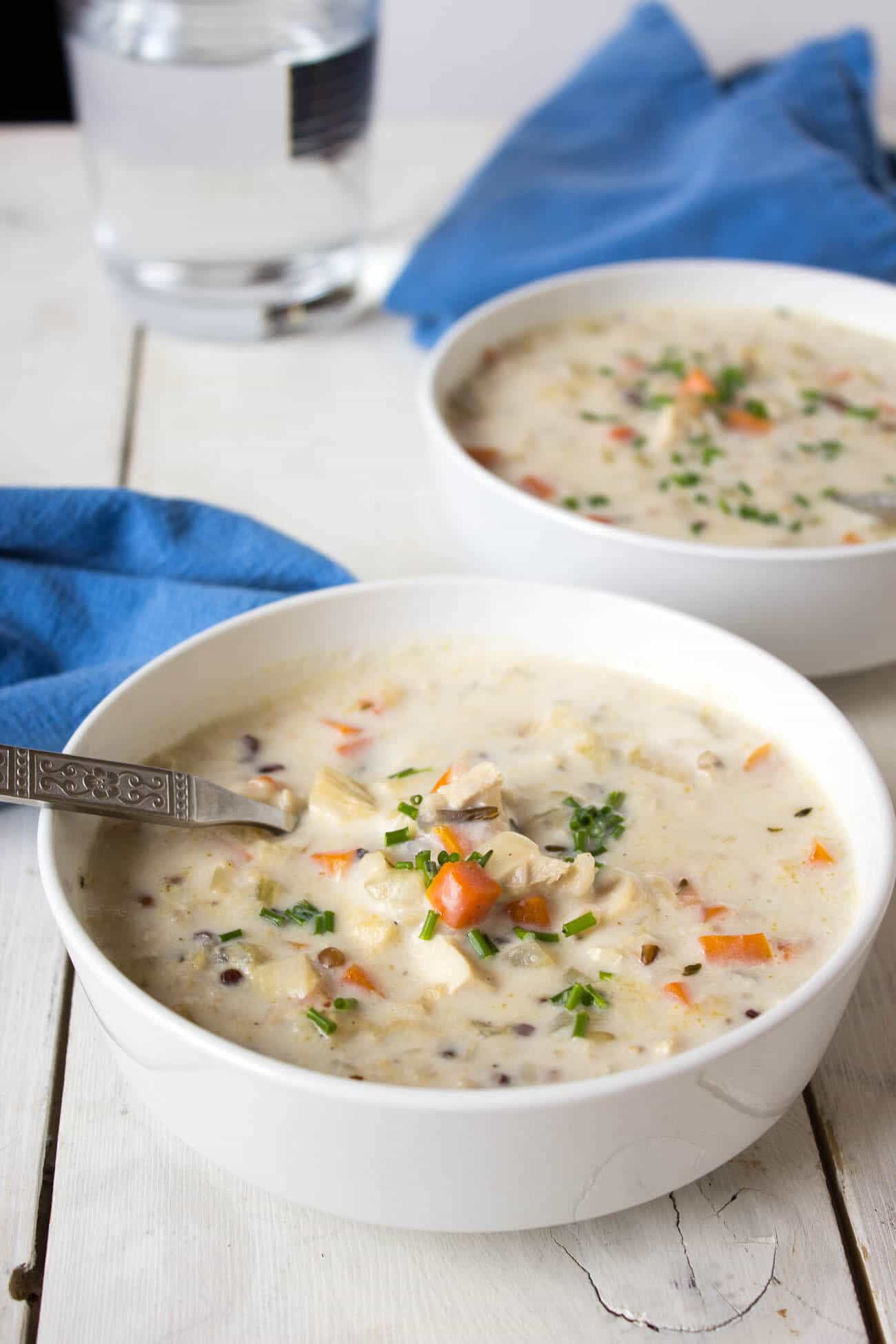 Wild Rice Soup
 Creamy Chicken and Wild Rice Soup Beyond The Chicken Coop