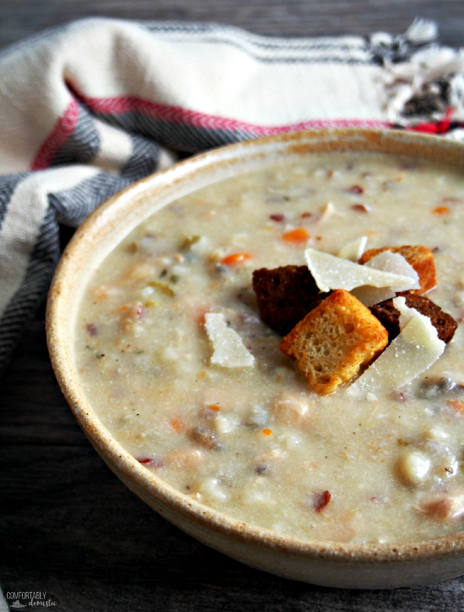 Wild Rice Soup
 Slow Cooker Chicken Wild Rice Soup fortably Domestic