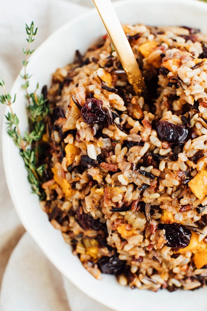 Wild Rice Stuffing
 Wild Rice Stuffing with Butternut Squash and Sweet Cherries