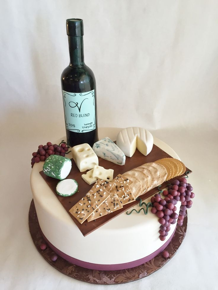 Wine Birthday Cake
 17 Best ideas about Wine Cakes on Pinterest