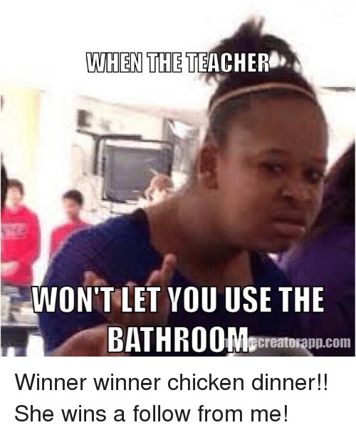 Winner Winner Chicken Dinner Meme
 25 Best Memes About Winner Chicken Dinner