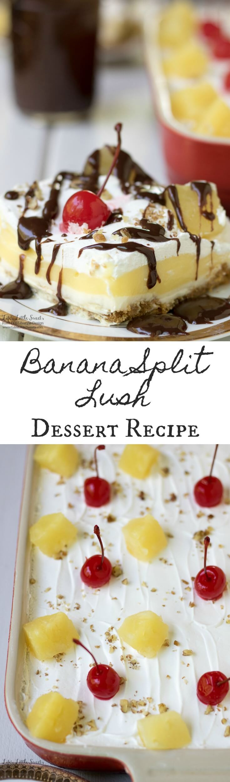 Winning Potluck Dessert Recipes
 Banana Split Lush Dessert Recipe 12 Slices Banana Cream