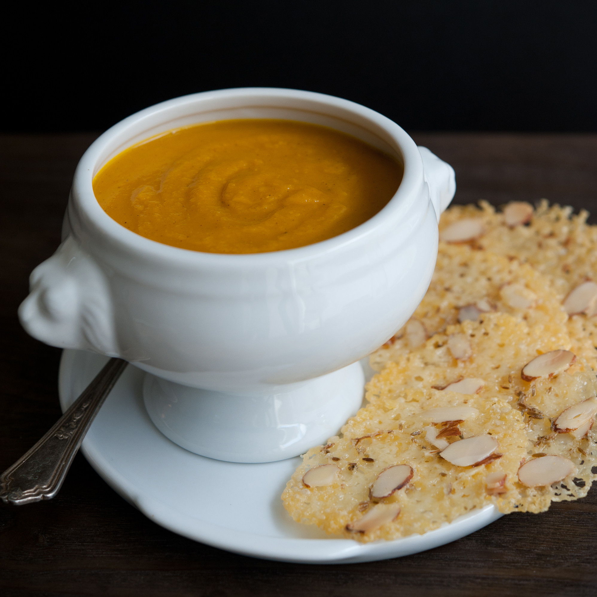 Winter Squash Soup
 Curried Winter Squash Soup with Cheddar Crisps Recipe
