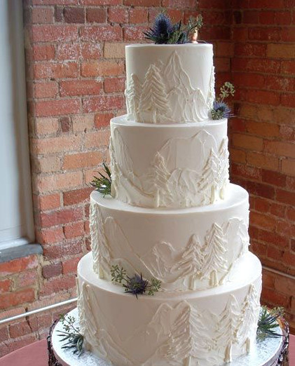 Winter Wedding Cakes
 Winter Wedding Cakes that Wow Rustic Wedding Chic