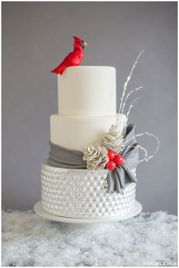 Winter Wedding Cakes
 Our Favorite Winter Wedding Cakes Wedding Inspiration