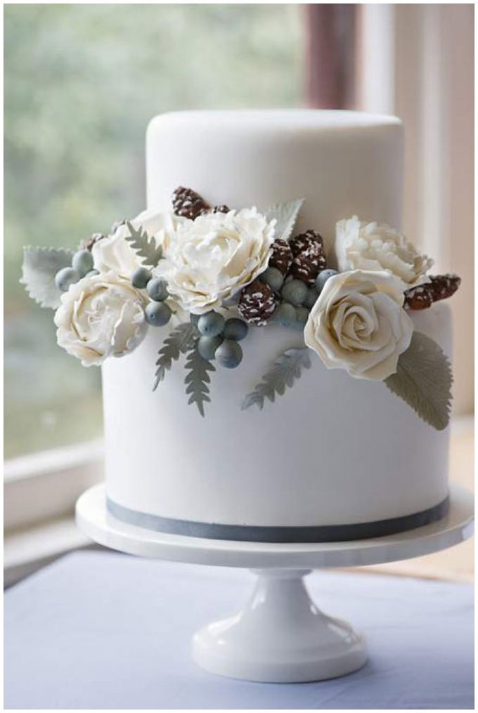 Winter Wedding Cakes
 Our Favorite Winter Wedding Cakes Wedding Inspiration