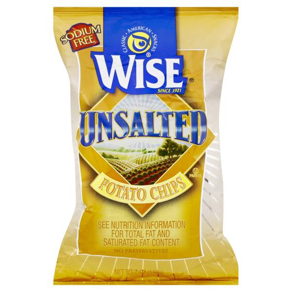 Wise Potato Chips
 Wise Potato Chips Unsalted Publix
