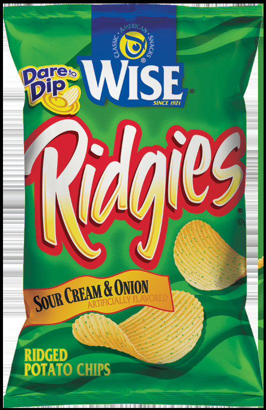 Wise Potato Chips
 Ridgies Sour Cream & ion – Wise Storefront