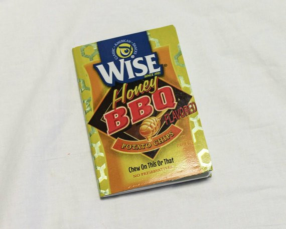 Wise Potato Chips
 Wise Honey Barbecue Potato Chips Upcycle Notebook Eco Friendly