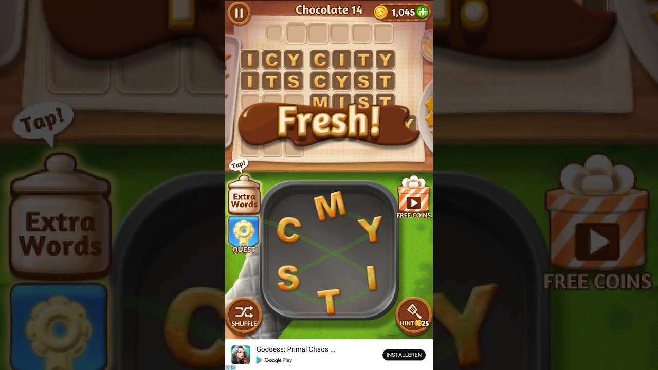 Word Cookies Chocolate 14
 Word Cookies mis Chef Chocolate Level 14