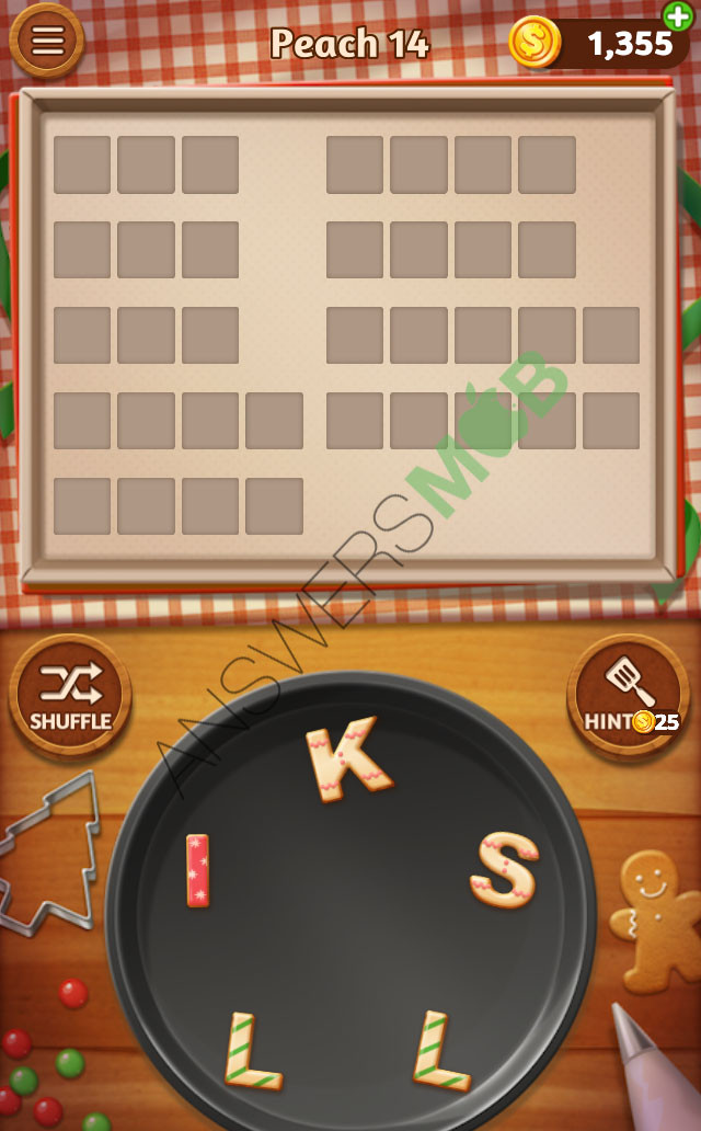 Word Cookies Chocolate 14
 Word Cookies Peach Level 14 Answers My Cheat Site