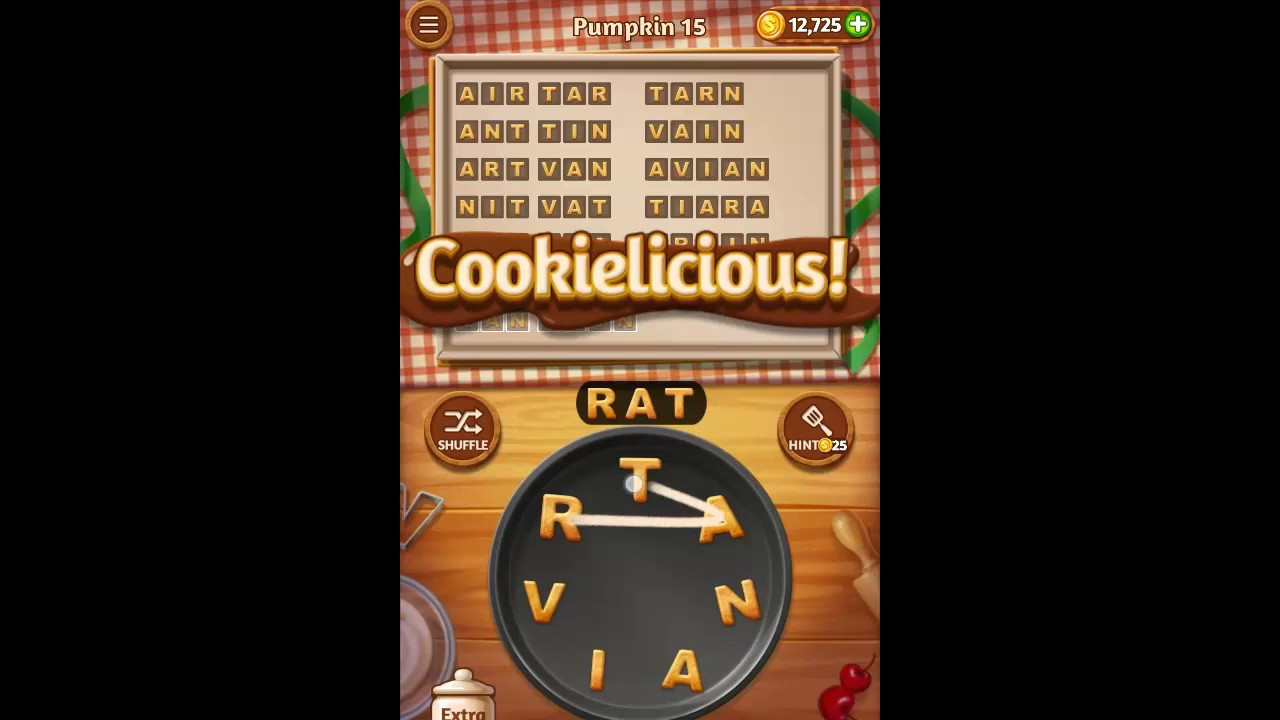 Word Cookies Pumpkin
 Word Cookies Pumpkin Pack Level 15 Answers