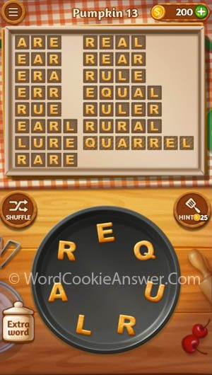 Word Cookies Pumpkin
 Word Cookies Pumpkin Level 13 Answers And Cheats