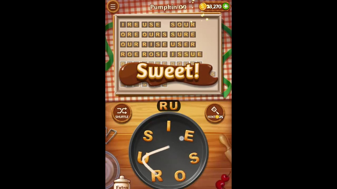 Word Cookies Pumpkin
 Word Cookies Pumpkin Pack Level 9 Answers