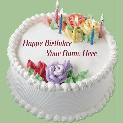 Written Name On Birthday Cake
 Write A Name A Birthday Cake