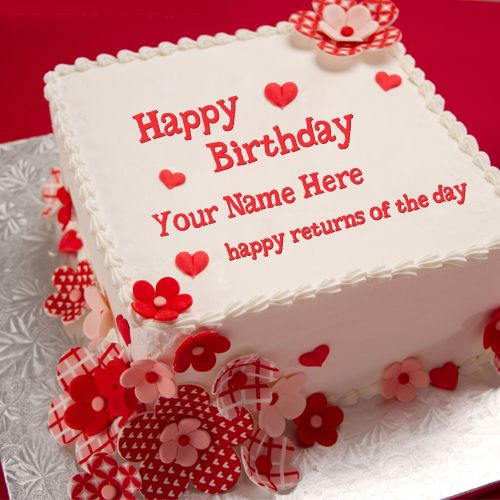 Written Name On Birthday Cake
 Cake Name on Pinterest