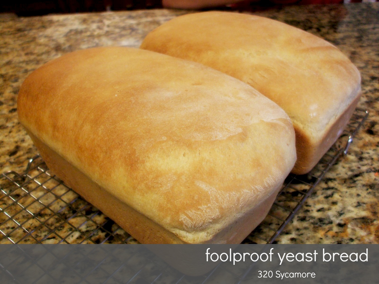 Yeast Bread Recipe
 foolproof yeast bread