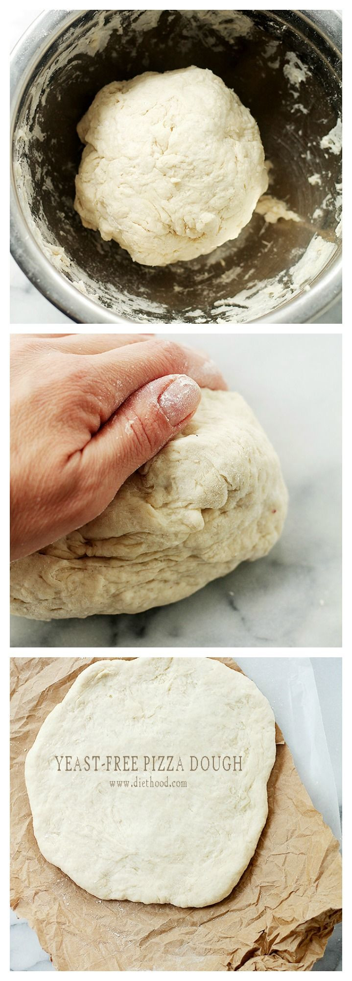 Yeast Free Pizza Dough
 Yeast Free Pizza Dough